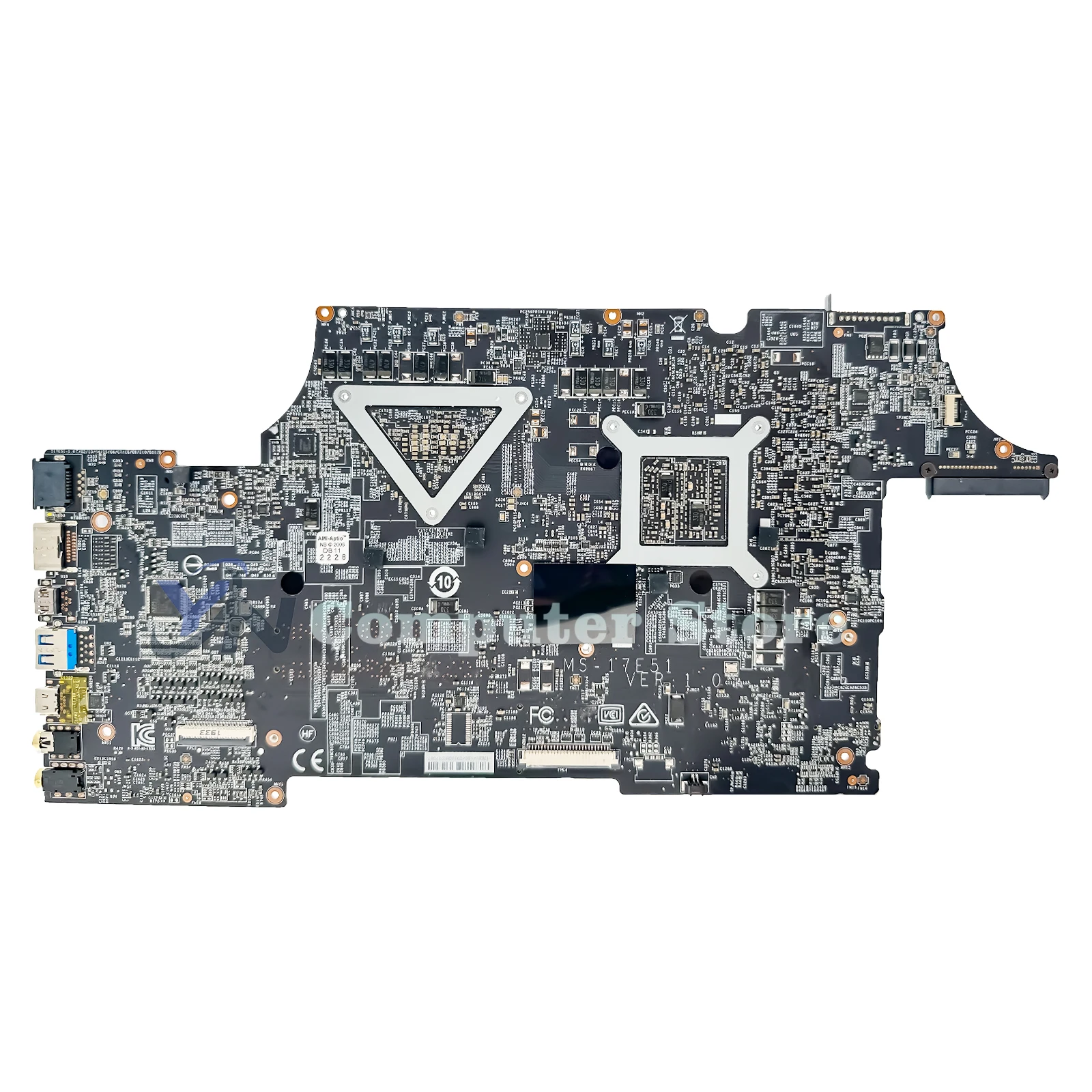 MS-17E51 Laptop Motherboard For MSI MS-17E MS-17E5 GL75 Leopard Mainboard i5-9300H i7-9750H GTX1660Ti 100% TEST OK