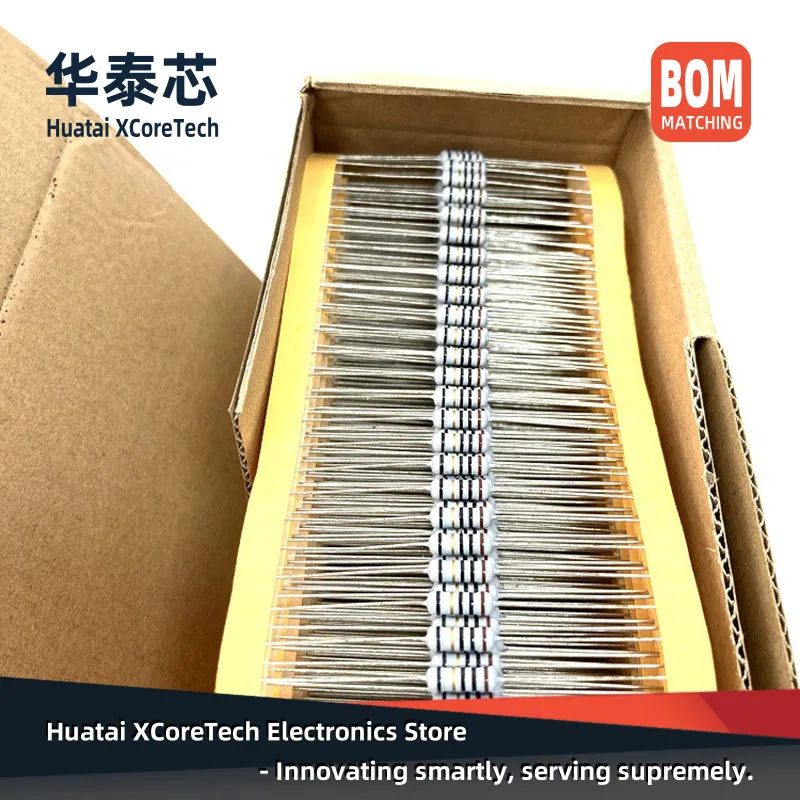 20PCS Five color ring fuse Wirewound Resistors(KNP) 2W  ±5% 5.1ohm 15R 20Ω 22ohm 33ohm 39ohm 47ohm 51ohm 68ohm 0.1ohm 0.05ohm