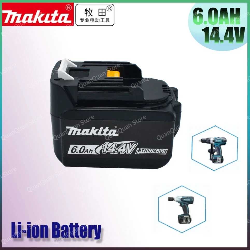 

14.4V Makita 6000mAh BL1430 BL1415 BL1440 196875-4 194558-0 195444-8 3.0Ah 14.4V Makita rechargeable battery for LED indicator