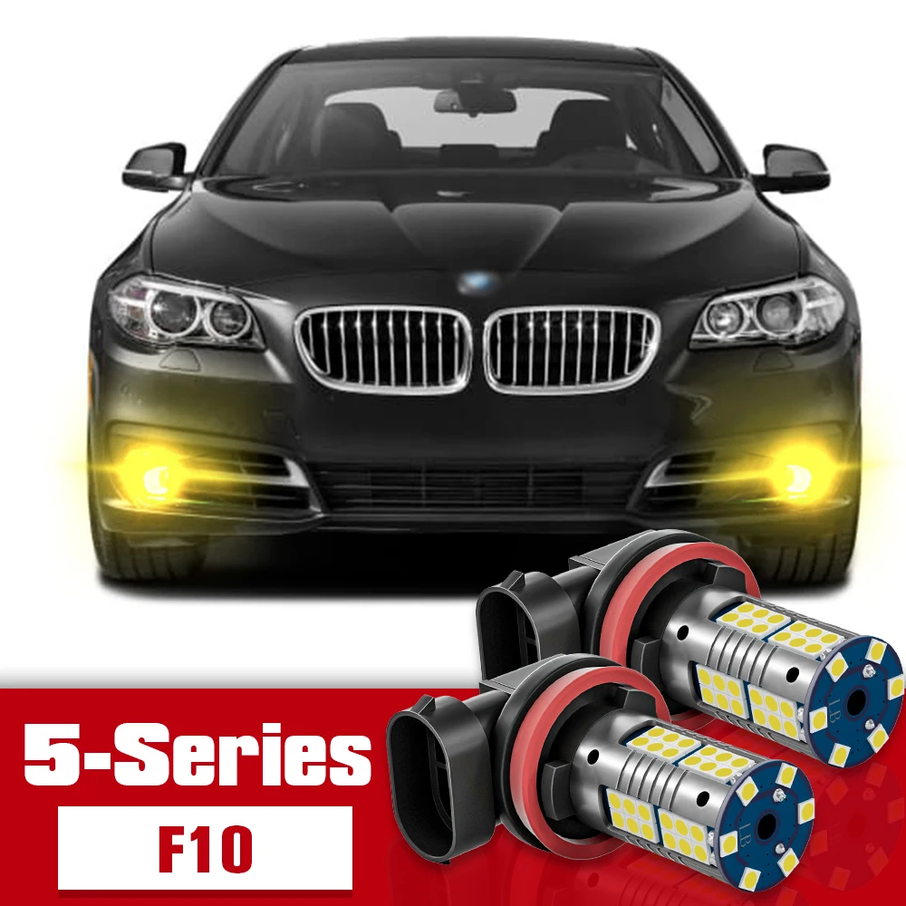 

2pcs LED Accessories Front Fog Light Bulb Lamp For BMW 5 Series F10 2009 2010 2011 2012 2013 2014 2015 2016