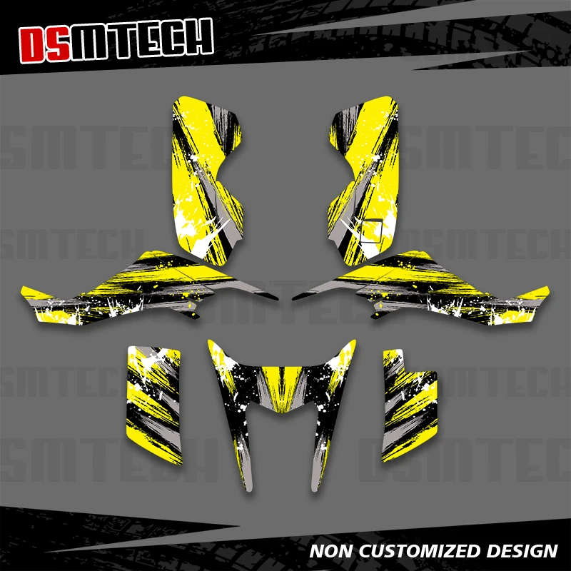 

DSMTECH For LTZ400 Graphic Decals Sticker Kits DECO Dekor For Suzuki LTZ 400 2003 2004 2005 2006 2007 2008