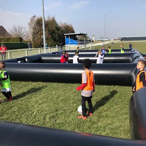 Gioco di sport all'aria aperta Mini calcio gonfiabile Pitch 3 Piccoli campi da calcio gonfiabili in vendita