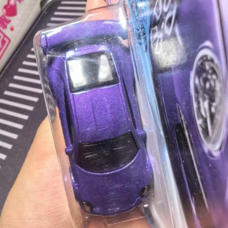 Hot Wheels Porsch E 911 Gt 3 Rs Purple Diecast Collectible Sports Car Collection Desktop Display Decoration Hobby Model Fans Toy view 4