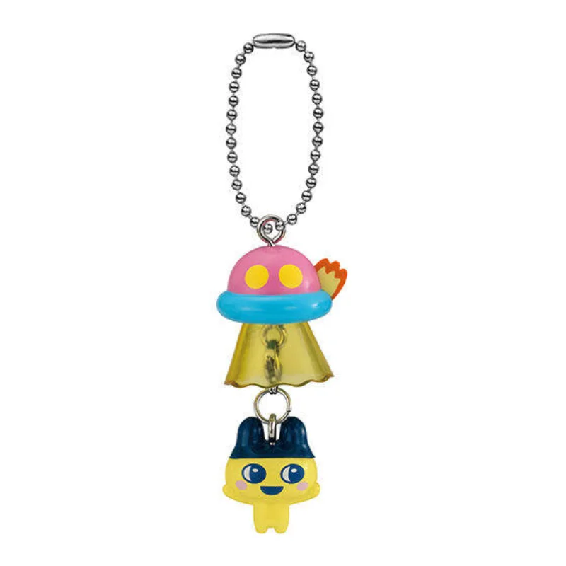 Bandai Original Gashapon Tamagotchi UFO 01 Hanging Charm Keychain