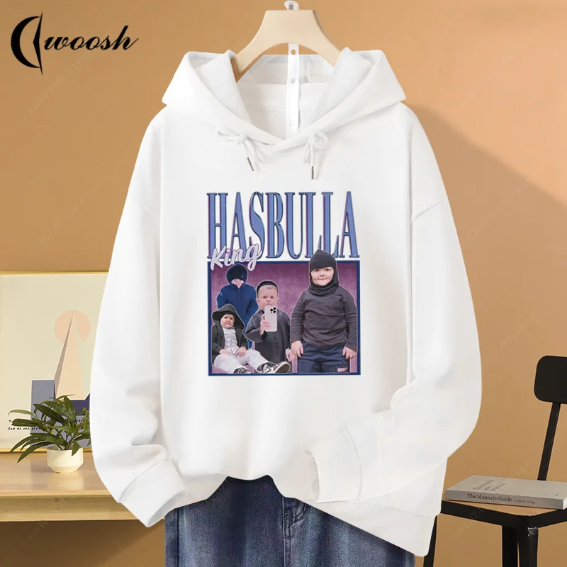 Hasbulla Magomedov Hoodie Men Women Oversized Loose Hoodies Russia Blogger Hasbulla Fighting Meme Funny Unisex Sweatshirt Tops