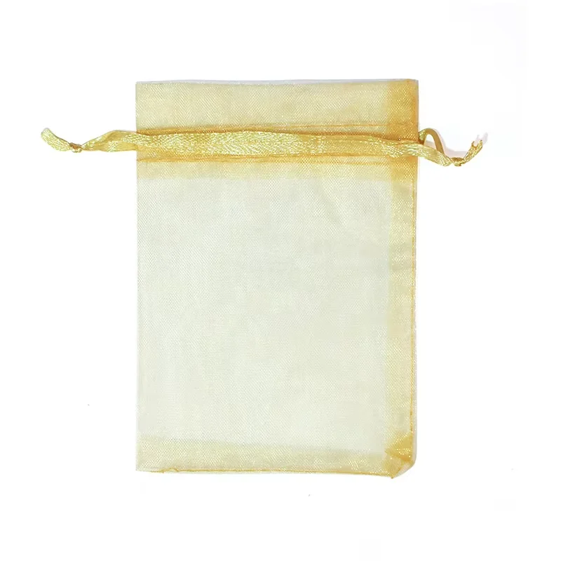 9X12cm 100pcs Colorful organza bags gauze bags gift bags small pouches candy jewelry packaging wedding gift bolsa fabric bolsa image 3