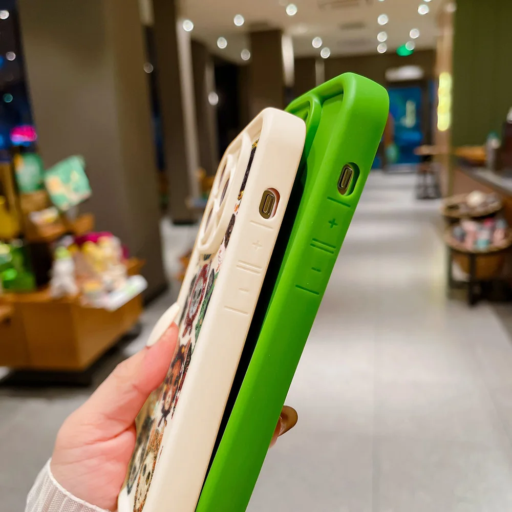 Cute Cat Phone Case For iPhone 13 Case iPhone 17 15 11 12 14 16 Pro Max Air XR XS X 7 8 Plus SE Silicone Soft Shockproof Cover