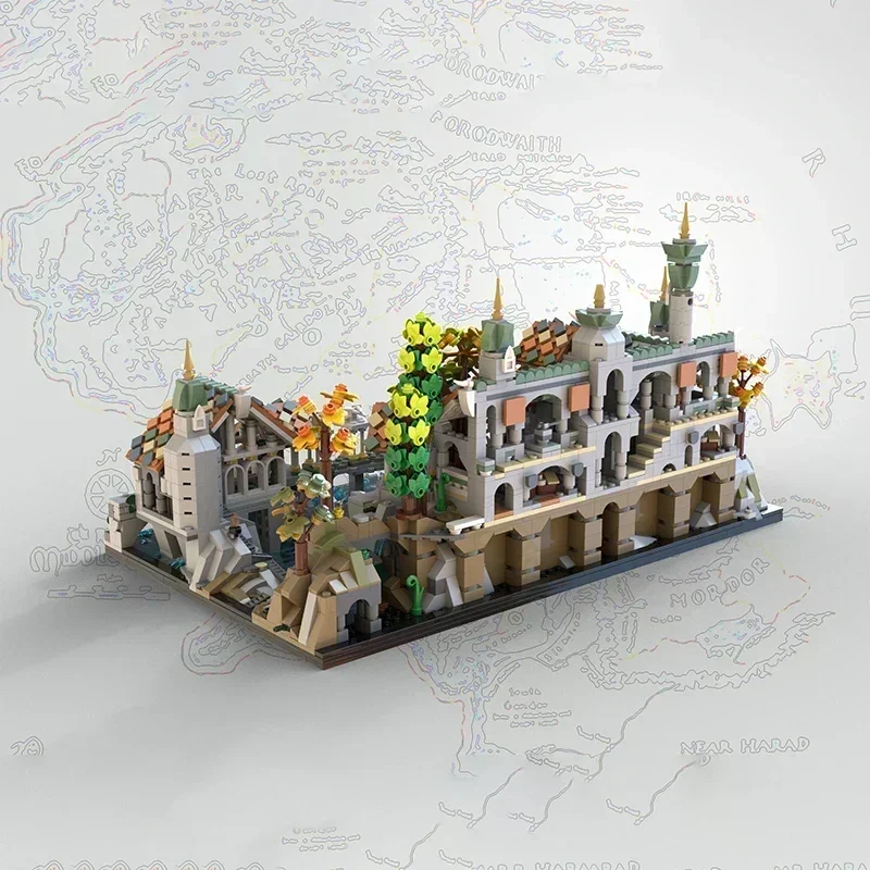 

Кольца, фильмы, модель Moc, строительные кирпичи, средневековый садовый замок, технология, модульные блоки, подарки, рождественские игрушки, наборы «сделай сам», сборка