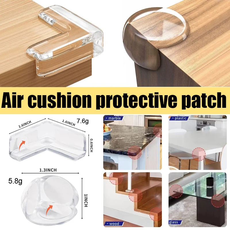 

4/10PCS Children Baby Safety Silicone Protector Table Corner Furniture Edge Protection Cover Children Anticollision Edge Guards
