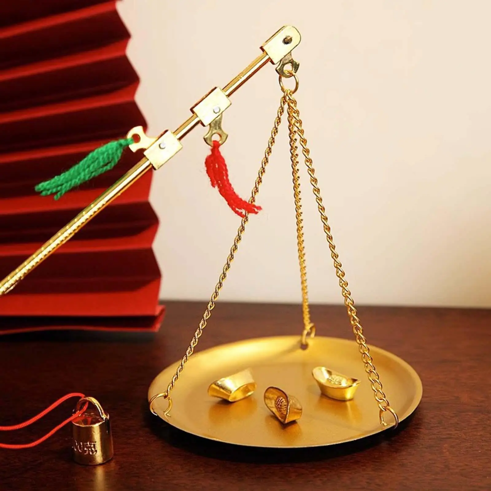 Chinese Medicine Scale Portable Multifunction Accessories Art Crafts Decorative Scale Home Decoration Kitchen Scale Table Topper