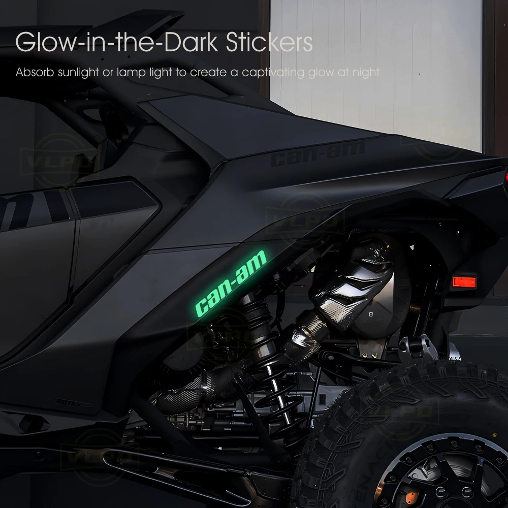 ملصقات ATV ملصق مضاد للماء لـ Canam Maverick X3 Can Am Ryker 900 Renegade 800 Spyder F3 Outlander 1000 Can-am ملصق #2