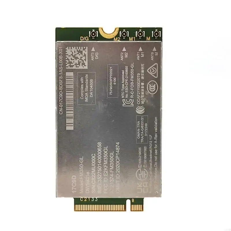 FM350GL DW5931e Modulo 5G LTE Modulo 4x4 5G Scheda di rete sostitutiva per laptop 5531 9330 3571