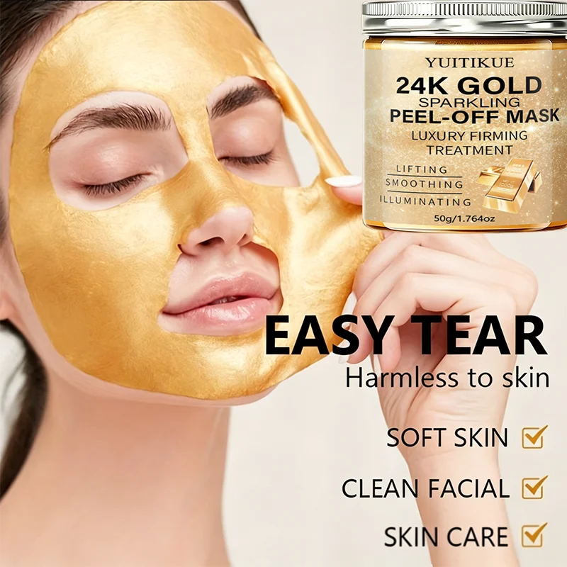 มาส์กหน้าแบบลอกออก 24K Gold Sp - Luxury Skincare Treatments บทวิจารณ์และราคา