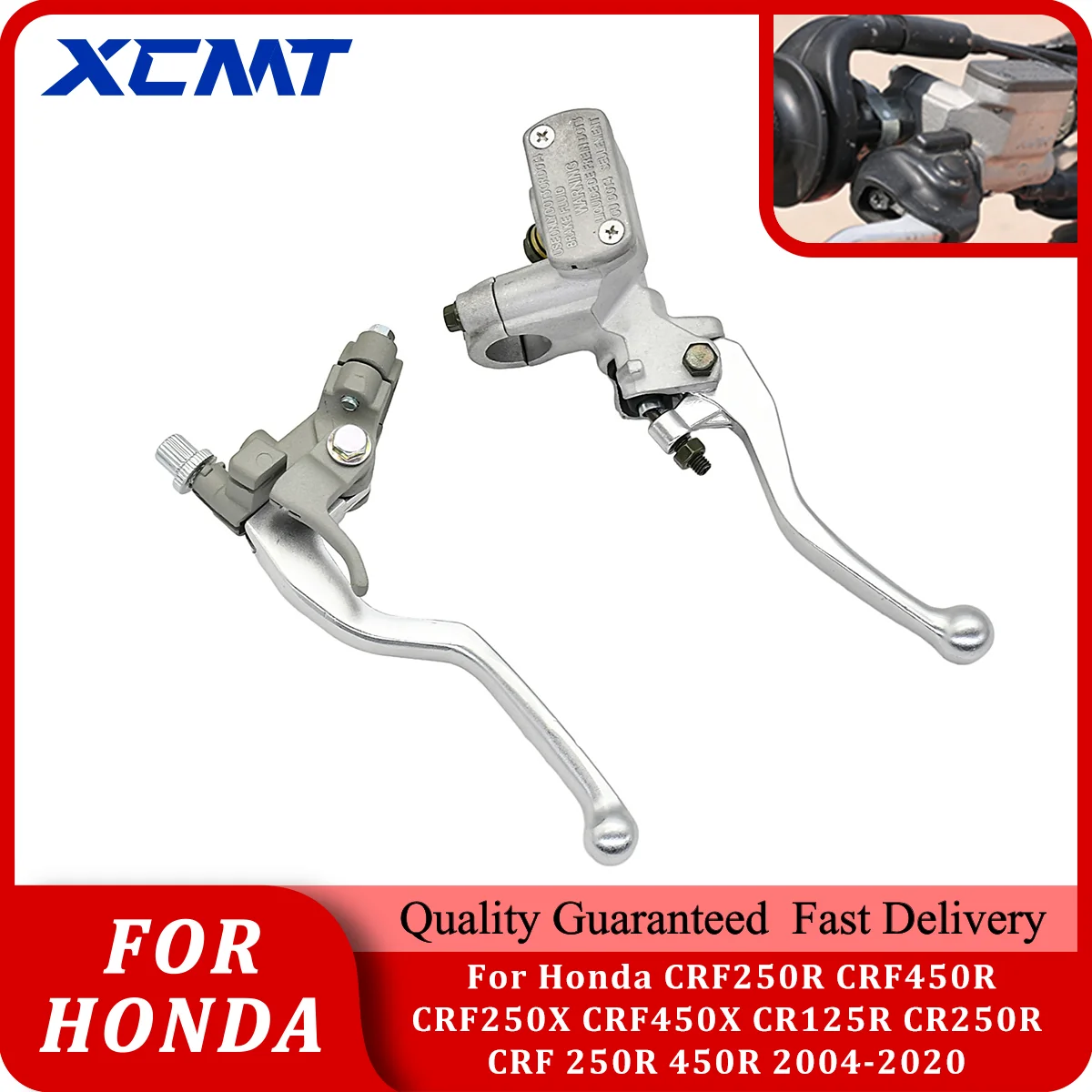 

Motorcycle Brake Clutch Master Cylinder Lever For Honda CRF250R CRF450R CRF250X CRF450X CR125R CR250R CRF 250R 450R 2004-2020