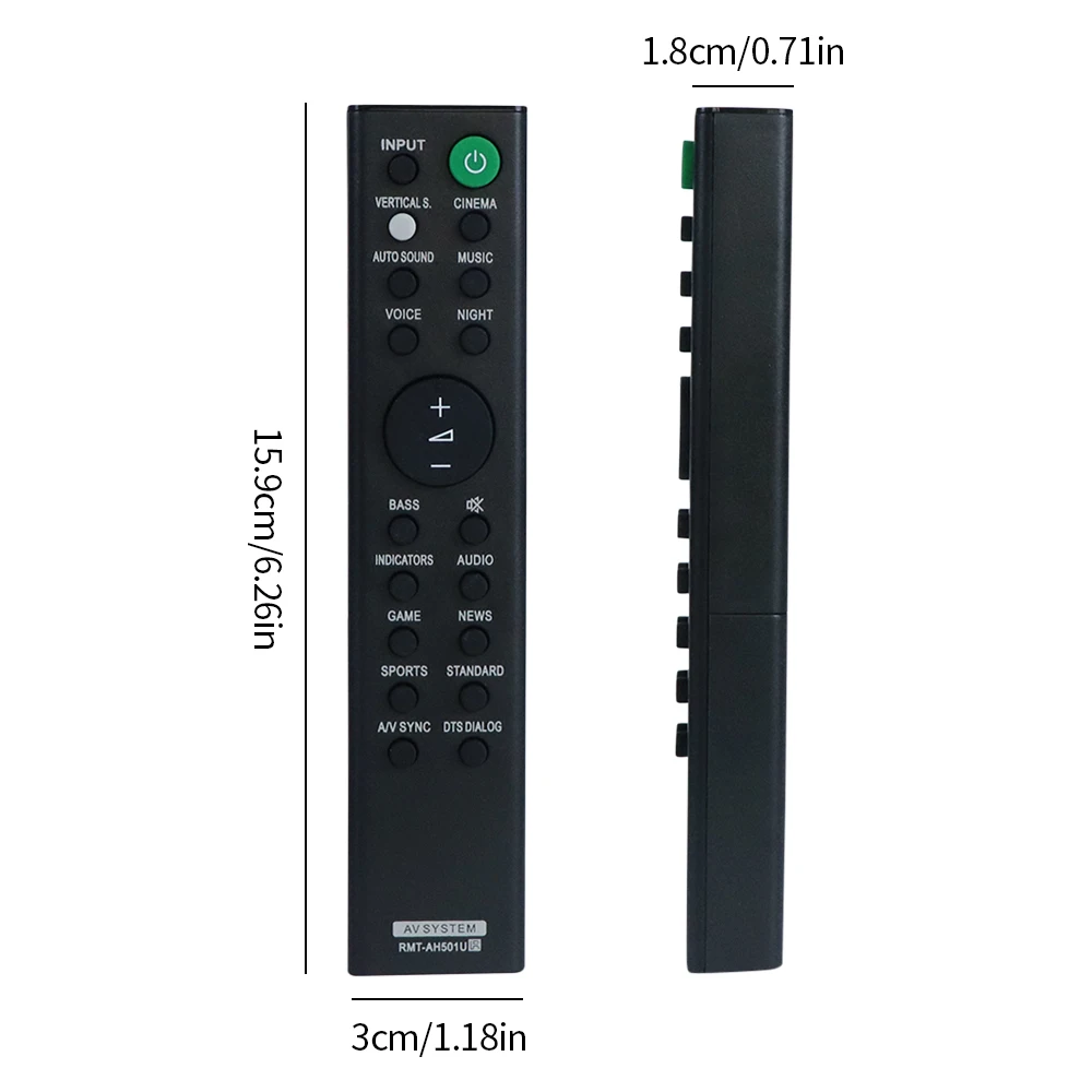 Replace Remote Control RMT-AH501U For Sony Sound Bar System Remote Control HT-X8500 HTX8500 New Arrival