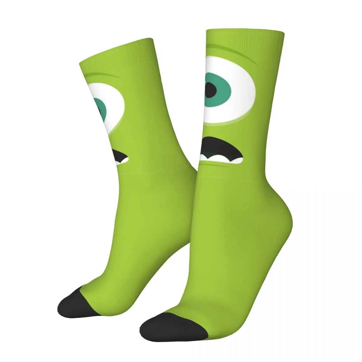 Happy Funny Men\'s Socks Harajuku Mike Wazowski Monsters Universal Sock Polyester Women\'s Socks Spring Summer Autumn Winter