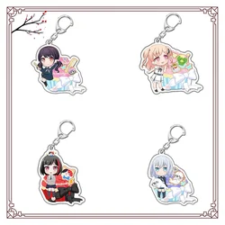 Hot Anime Bang Dream Acrylic key chain  backpack pendant cute bag gift 6cm