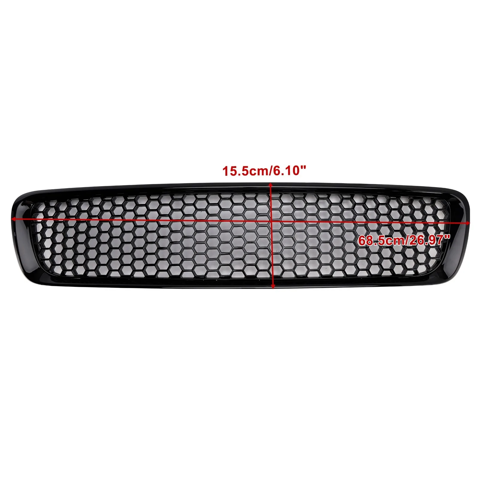 For Volvo S40 V50 2004 2005 2006 2007 2008 2009 2010 2011 2012 Front Bumper Mesh Racing Grilles