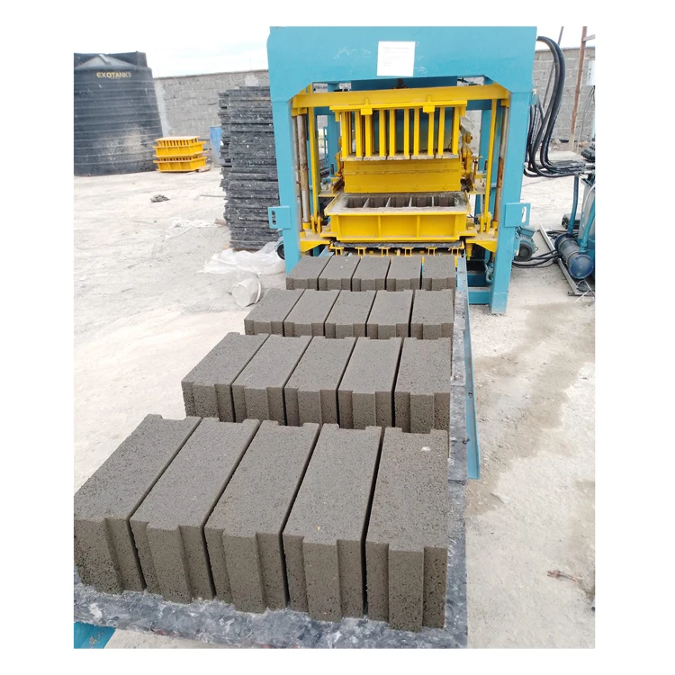 QT4-15 Technology Hydraulic Pressure to Keep  Density Good Quality  with Brick Machine Automatic Block Making Machine