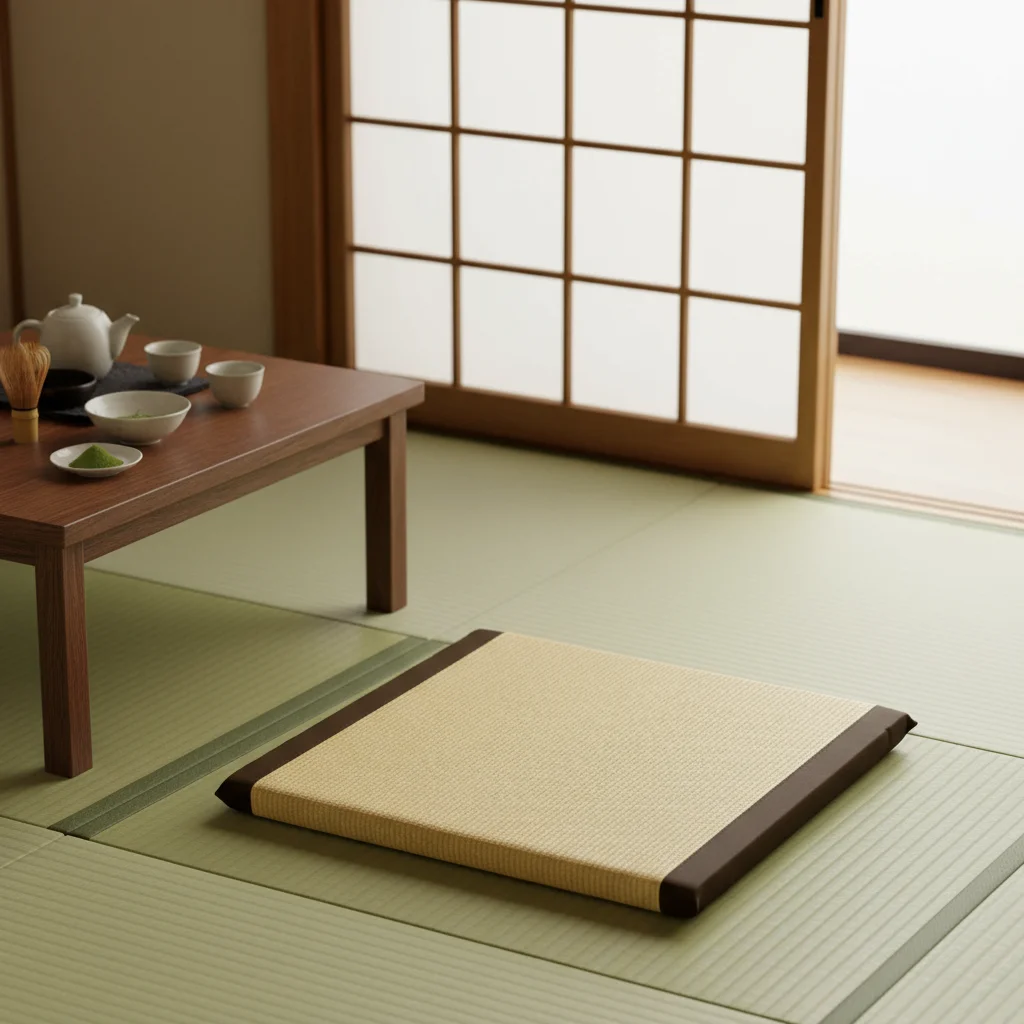 

Zen Cushion Zabuton Zafu Square 55-65cm Floor Meditation Seat Japanese Floor Tatami Mat Zabuton Straw Cushion Buddha Meditation