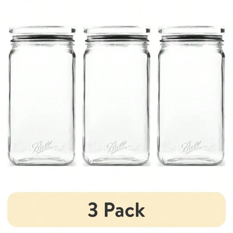

(3-Pack) Half Gallon Jars (9.9 cups/79 oz)