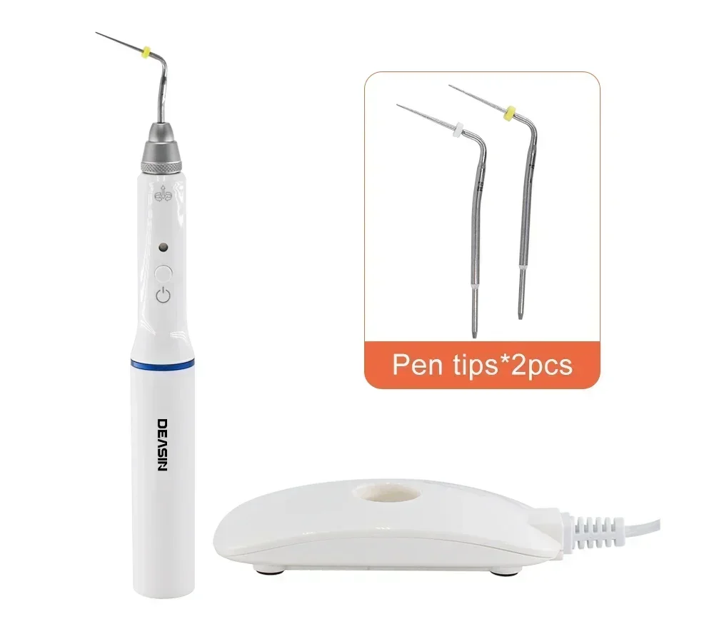 

Dentas Cordless Gutta Percha Obturation Pen Root Canal Filling System +2 Tips 3 Second Rapid Heating Gutta-percha Cutter 220v