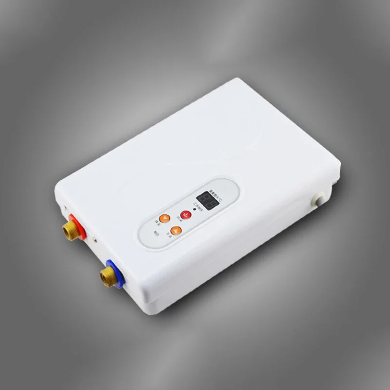 Calentadores de agua eléctricos de calentamiento instantáneo de 220V, calentador de agua colgante, calentador de agua de almacenamiento de seguridad para ducha, 5500W