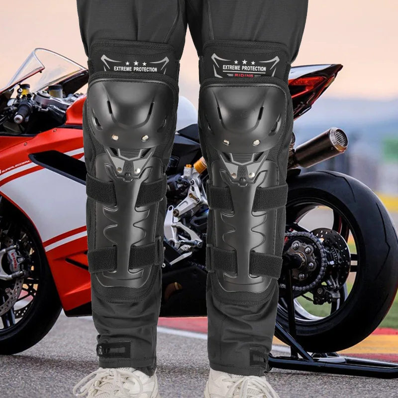 Motorcycle Knee Pads Cycling Windproof Anti-fall Leg Guards Electric Vehicle Protective Gear Off-Road Motorcycle Elbow Pads