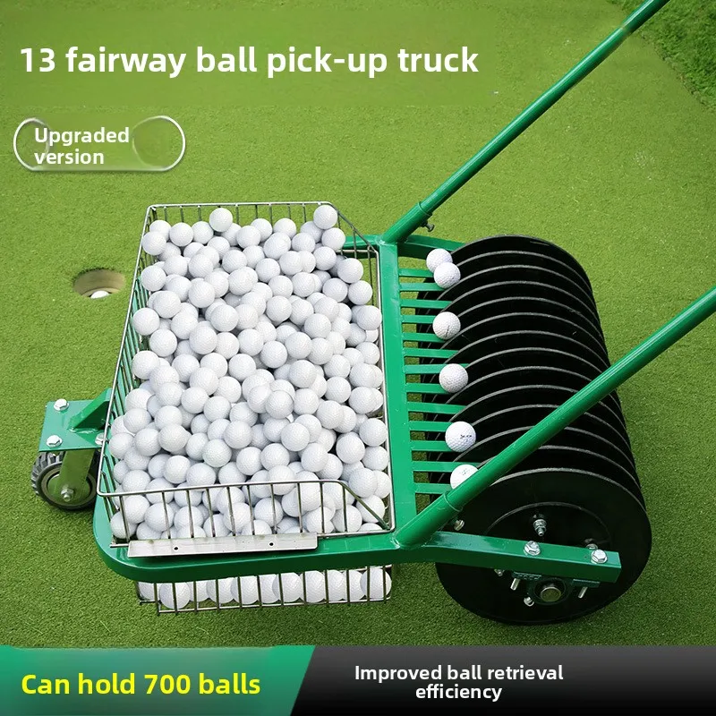Golf Pickup Machine, Driving Range Supplies 13-way Push Push Pickup Machine GOLF Driving Range Equipment