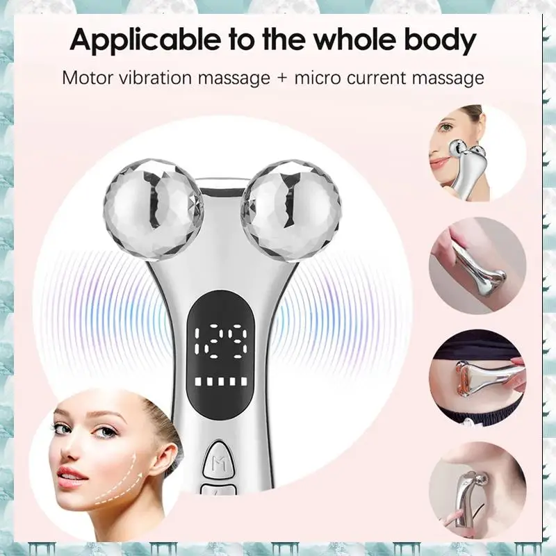

Facial Beauty Device Electric Facial Slimming Rollor Face Slimming Roller Massager