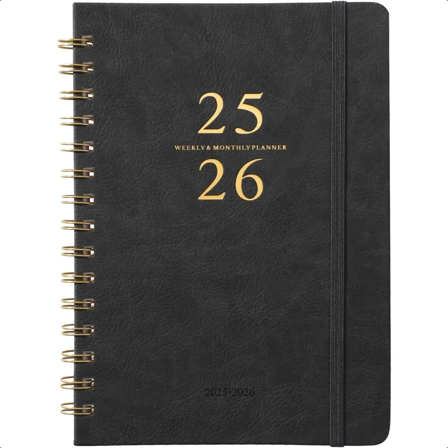 

20252026 Weekly and Monthly Academic 20252026 with 12 Monthly Tabs Jul 2025 Jun 2026 6.3" x 8.4" Flexible Hardcover Thick Pap