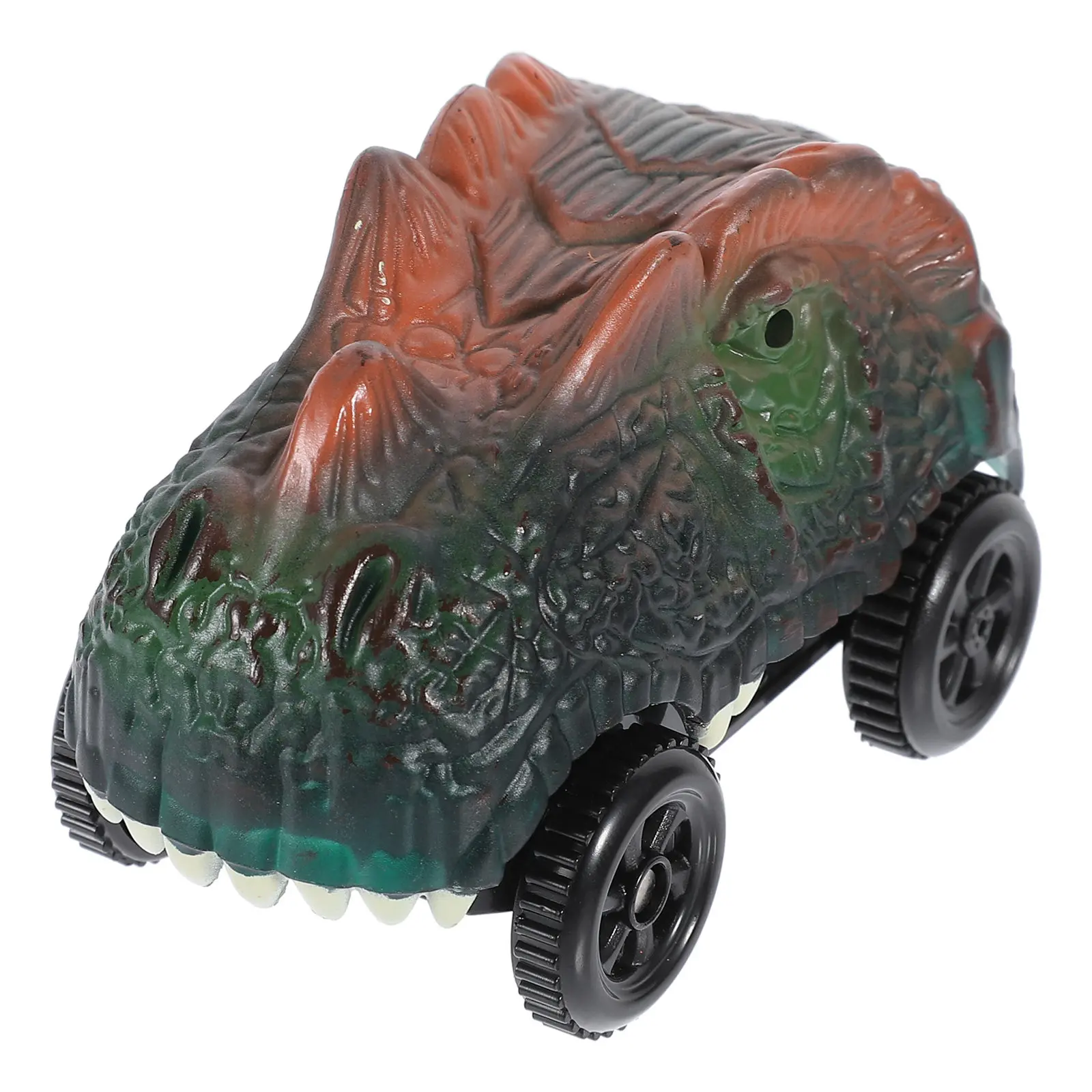 

Мультяшная машинка-динозавр на треке, реалистичная, без батареек и подсветки, детская машинка-динозавр, игрушечный автомобиль