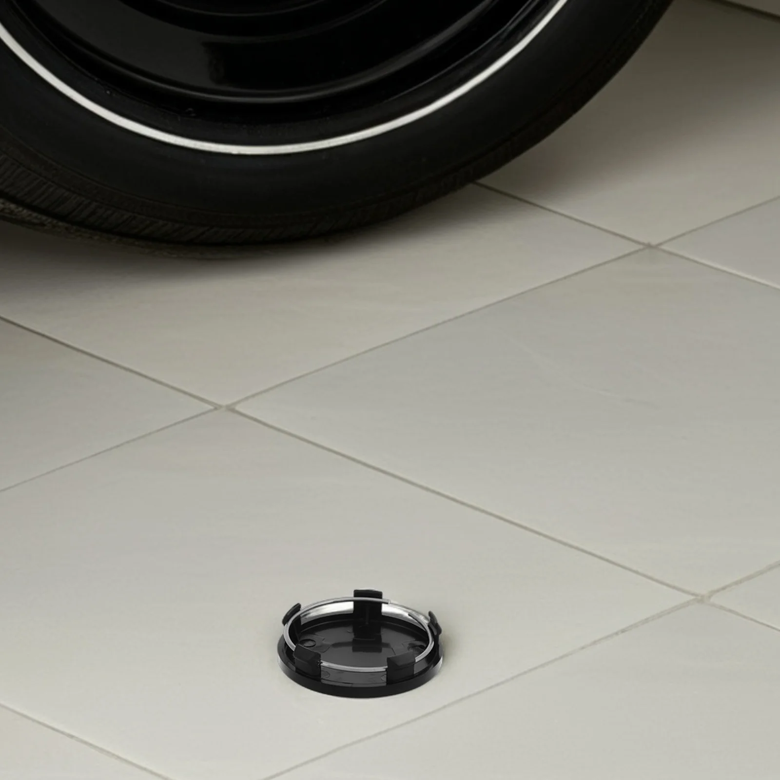 

4Pcs Universal Car Wheel Center Hub Caps Set 60mm Rim Covers Durable Wheel Hub Replacement Accessories Tire Valve Cap