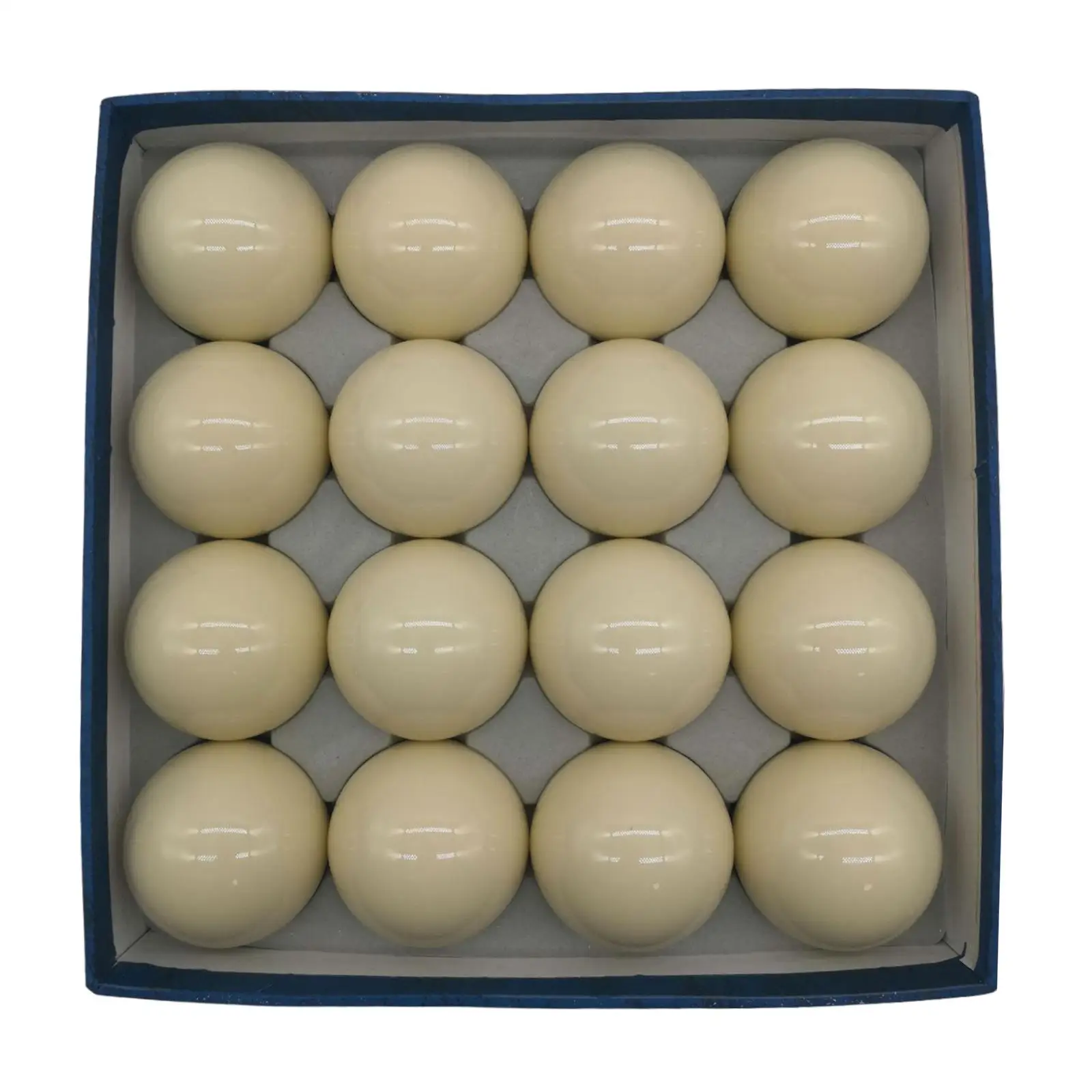 16Pcs Billiard Balls Full Set 57.2mm White Professional Resin Balls Snooker