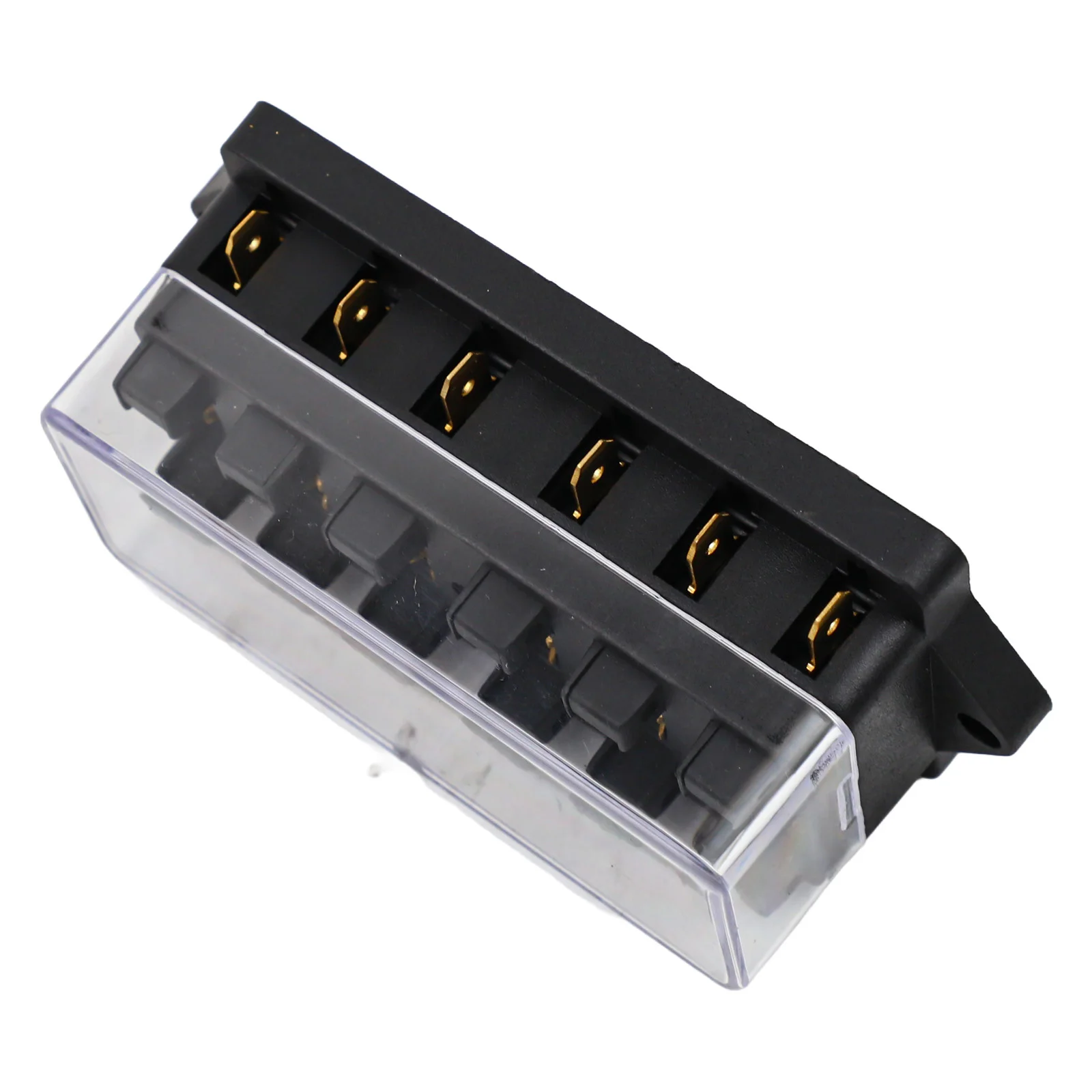 

Новый высококачественный держатель предохранителя коробки предохранителей 1x 6/8/10/12-контактная черная плата распределительной панели для стандартных ножевых предохранителей