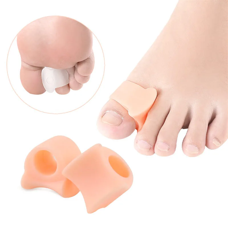 Separador Toe Espaçadores Big Toe Único Loop Toe Espalhador para joanetes Sobreposição Toe Corrector e Spacer Foot Protector Correct