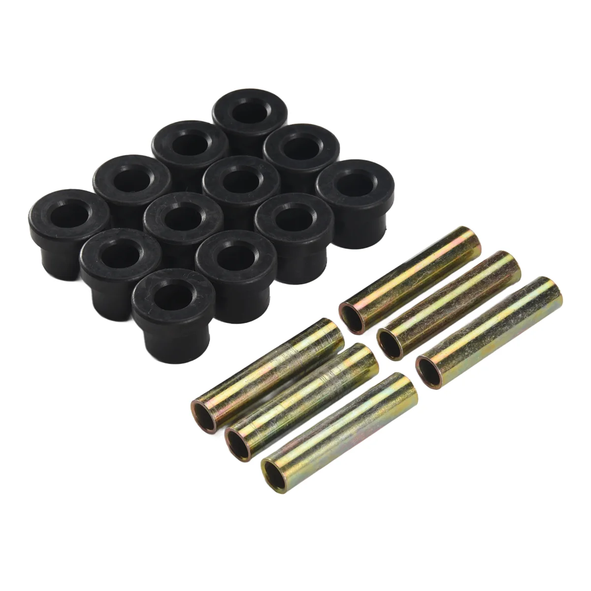 A56XQ 1 Set Rear Leaf Spring for Club Car DS Gas Electric Golf Cart Bushing and Sleeve Kit, 1015583 1012303 1992 Up