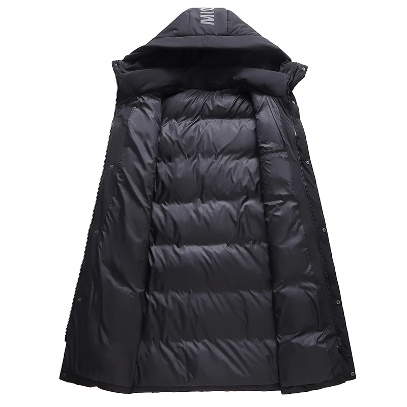 Winter Outdoor High-quality Fashion Trend Long Feather Jacket Windproof Breathable Comfortable Warm Versatile Down Jacket Coat
