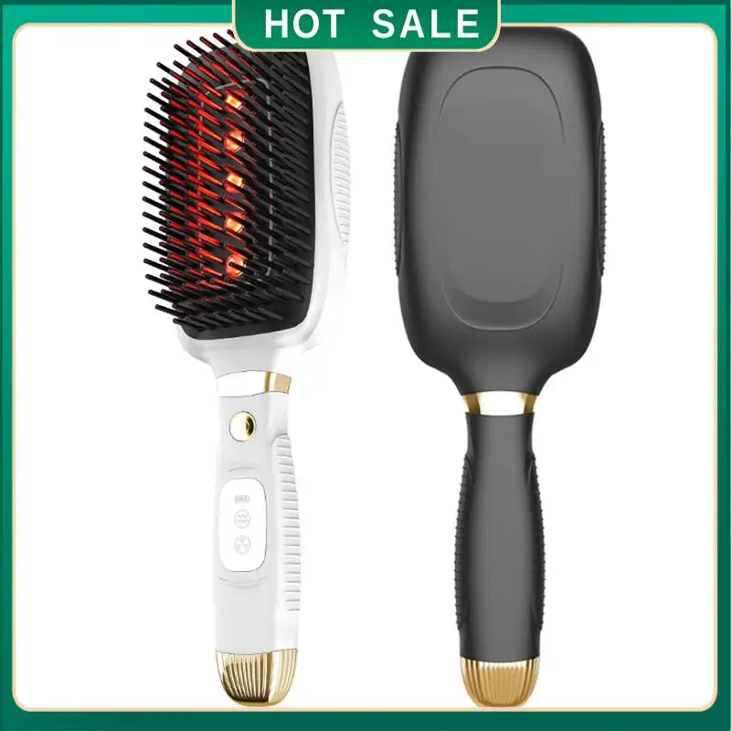 MYHOME Red Light Hair Growth Comb, EMS Micro-Current, Infrared Therapy, Scalp Massage Hairbrush With Vibrations Feature