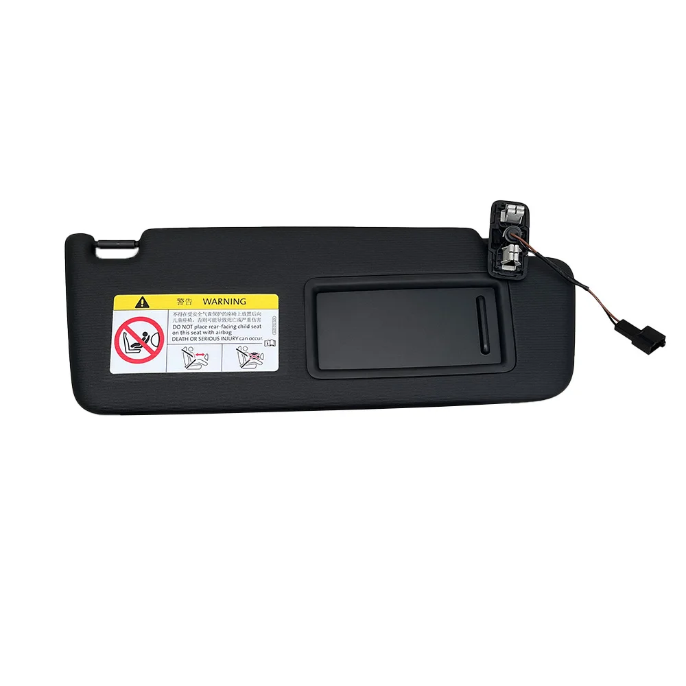 5GG 857551   Czarny przedni panel przeciwsłoneczny z lusterkiem do makijażu do VW Golf 7 Passat B8 CC Jetta MK7 Akcesoria do osłon przeciwsłonecznych do wnętrza samochodu — zdjęcie 3