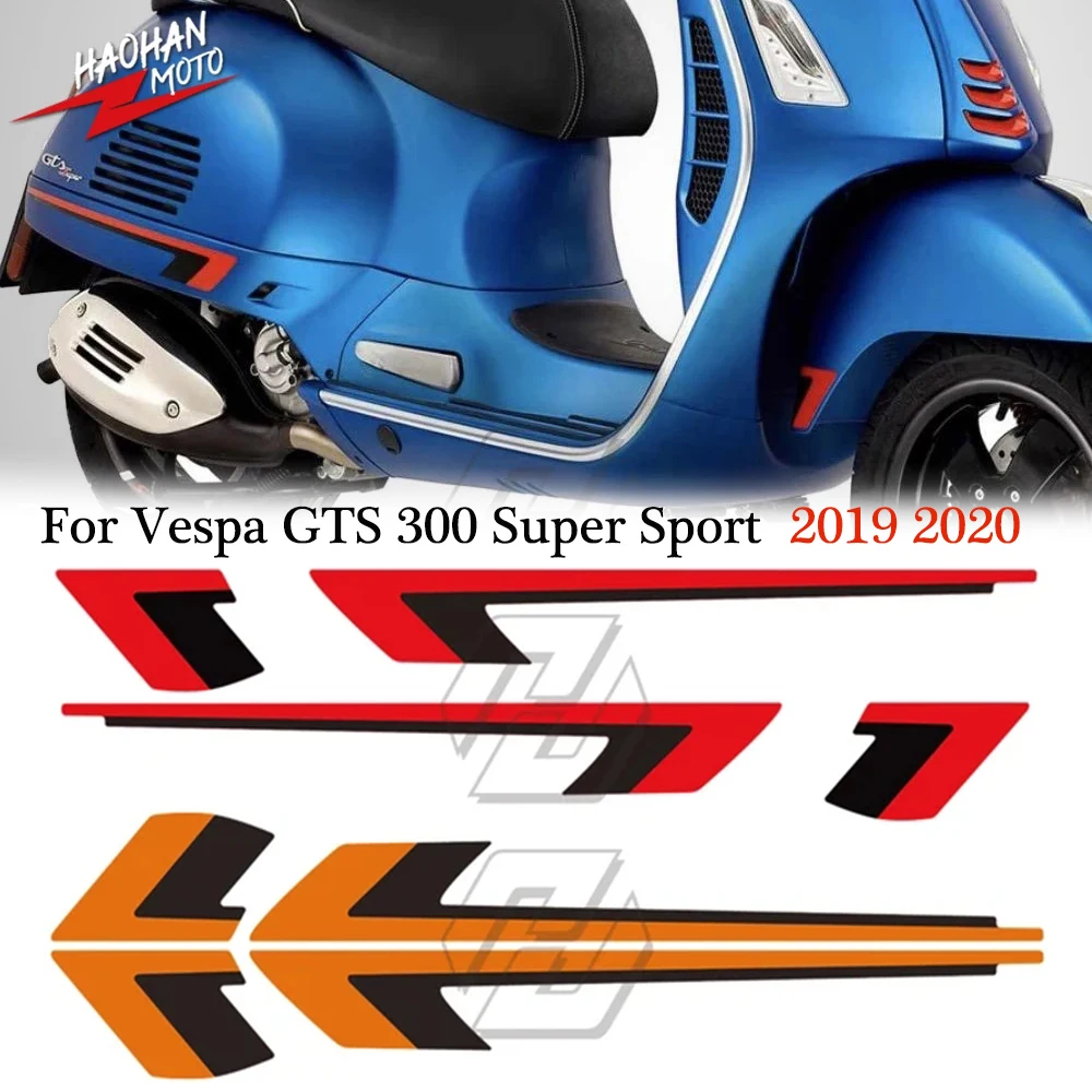 GTS300 Super Sport Motorcycle Decal Graphic Kit Case HPE Stickers For Vespa GTS 300 Super Sport 2019 2020