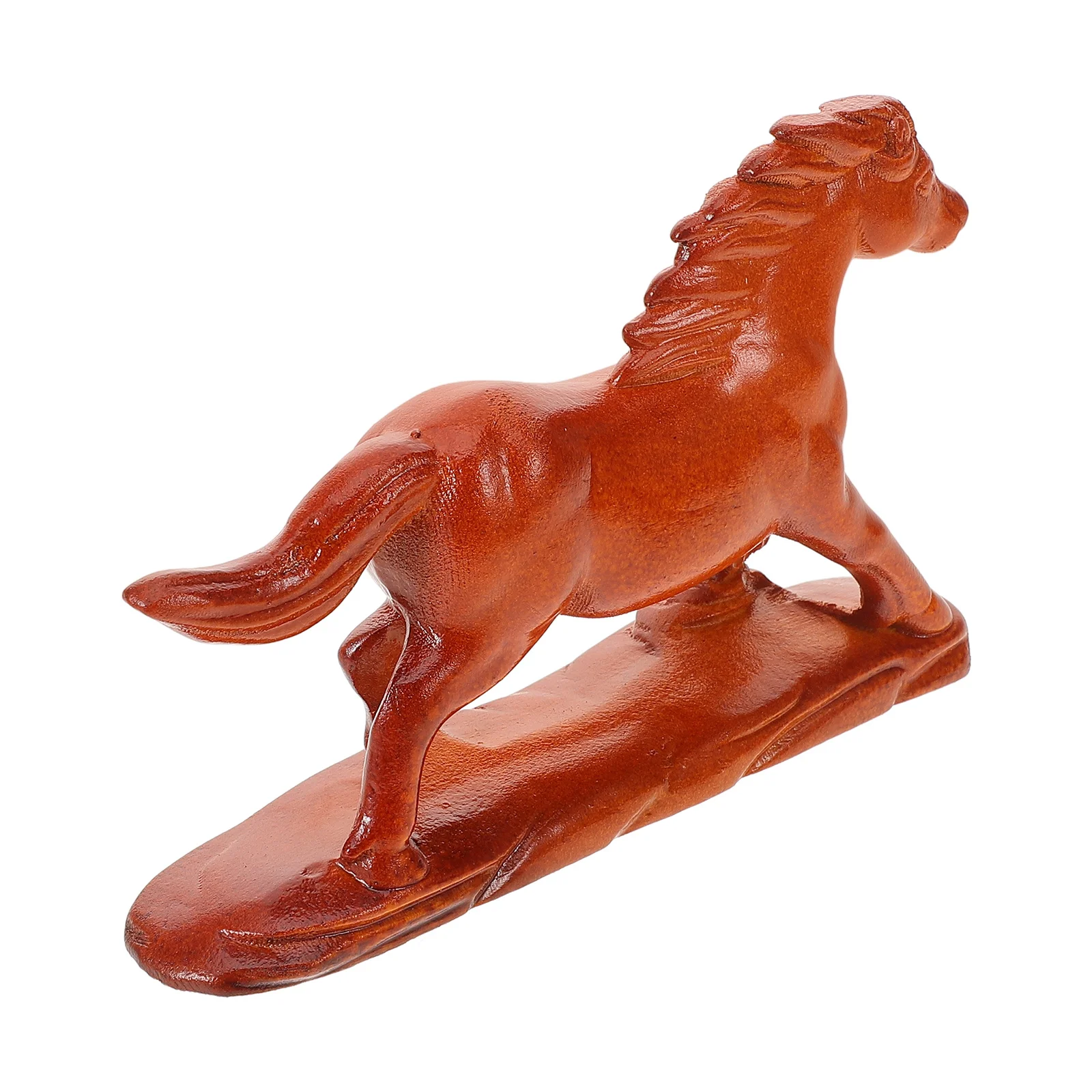 

Horse Adorn Handcrafted Wooden Horse Statue For Home Decor Desktop Decoration Ornament Simulation Animal
