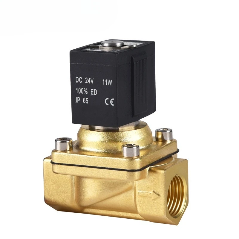 

Латунный электромагнитный клапан серии VX, модель VX 2120-15, DC12V AC24V, 1/2" 1/4"