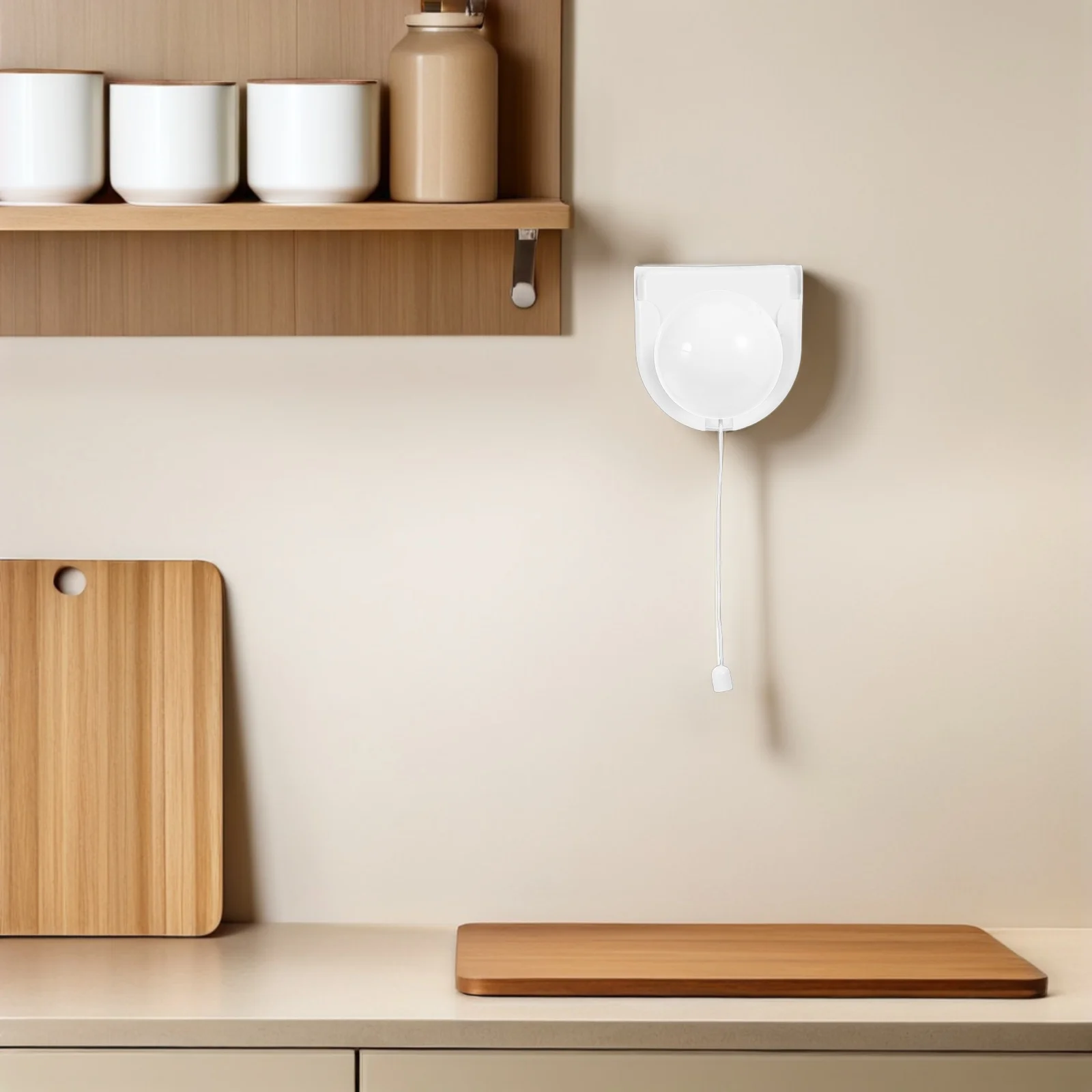 Lampada da notte portatile con cordino a LED da 2 pezzi, per camera da letto, comodino, armadio, uso di emergenza