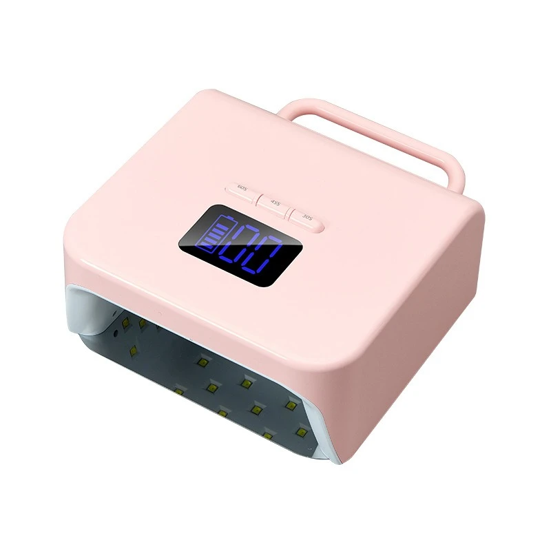 Professional 220W Gel Nail Dryer – Rechargeable Design with Intelligent Induction & 48 LED Beads