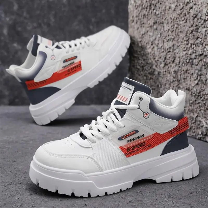 

High Boots Men Casual Autumn Vulcanized Shoes Male Walking Sport Shoes Outdoor Sneakers Male Work Boots Soft Sole Walking Shoes