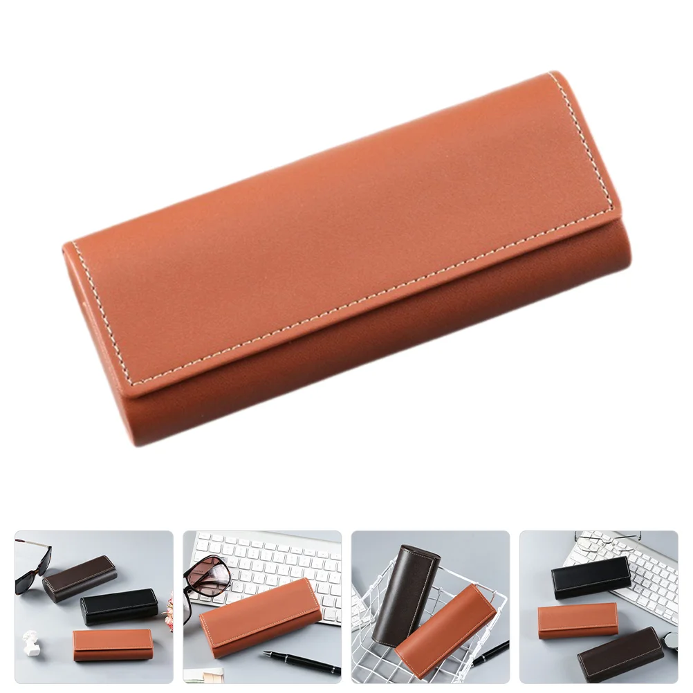 

Eyeglasses Case Portable Unisex Glasses Protective Case for Women Men Travel Exquisite Craftsmanship Simple Design Safe