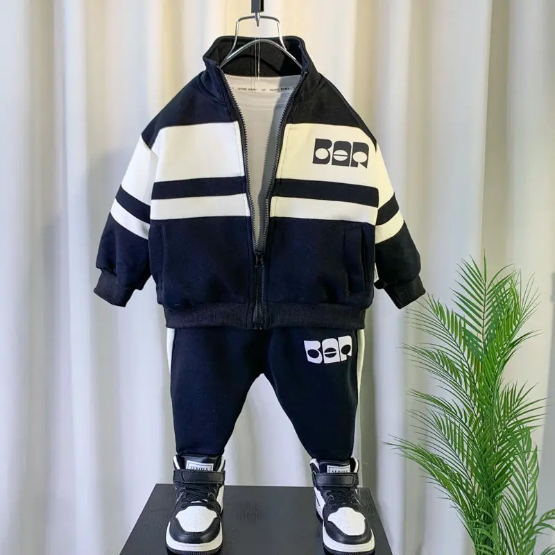 

Children Clothing 2023 Spring Autumn Toddler Boys Clothes jacket +Pants Outfits Kids Clothes Sport Suits 4 6 8 10 12 years