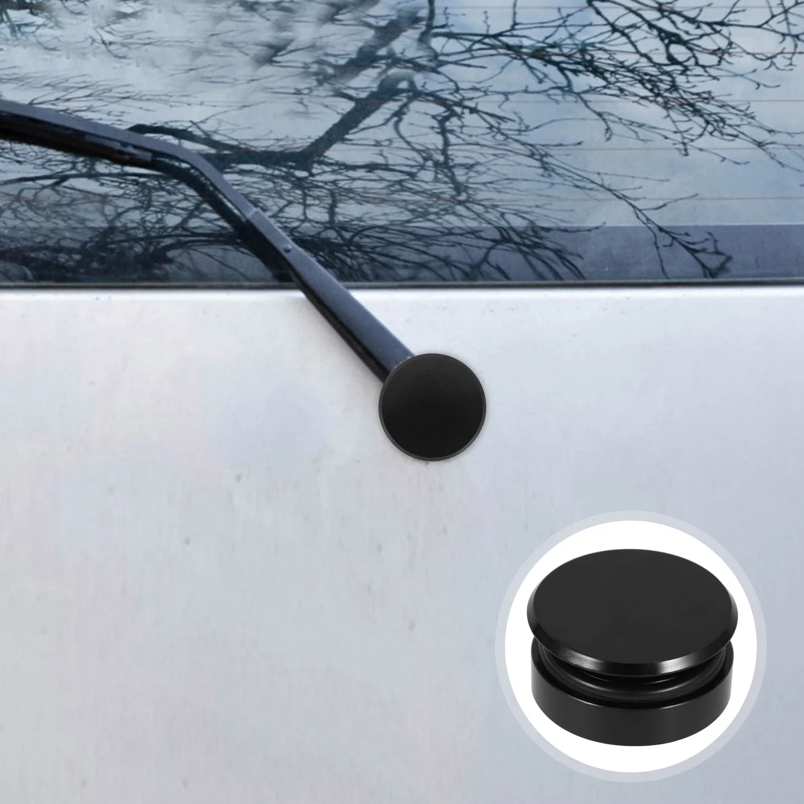 

Aluminum Rear Windshield Cap Cover Blocking Replacement Car Accessory Durable Easy Install Grommet Cap Windshield Cover Rear
