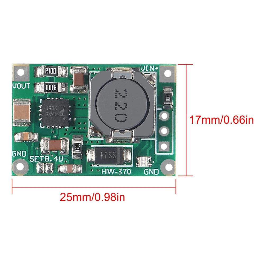 6 Stuks Tp5100 Oplaadbeheer Voedingsmodule Bord 4.2V 8.4V 2a Enkele Dubbele Lithium Batterij Oplader Module